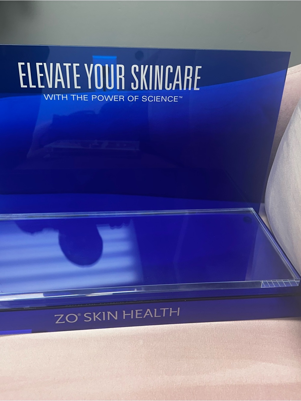 ZO Skin Health Blue Skincare Display Stand
